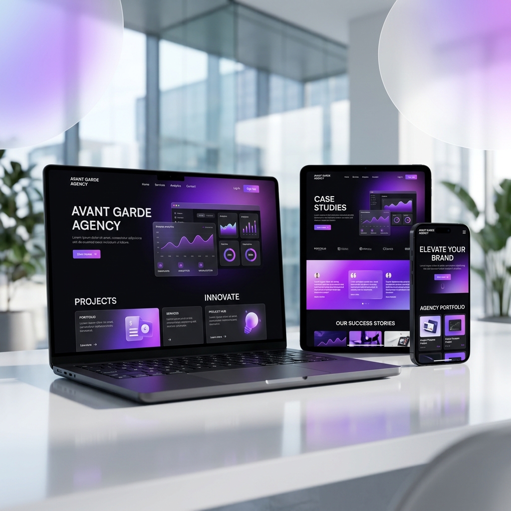 Flownware Responsive Website Layout Mockups
